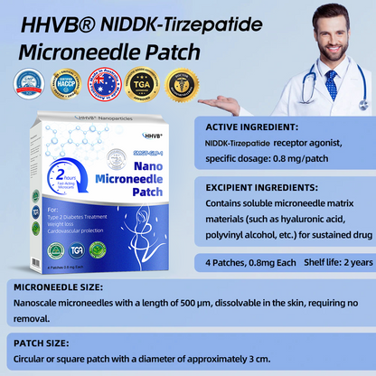 【𝙇𝙖𝙨𝙩 𝘿𝙖𝙮 𝙋𝙧𝙤𝙢𝙤𝙩𝙞𝙤𝙣 70% 𝙊𝙁𝙁🩹】𝐇𝑯𝑽𝐁® 𝙉𝙄𝘿𝘿𝙆-𝙏𝙞𝙧𝙯𝙚𝙥𝙖𝙩𝙞𝙙𝙚 𝙉𝙖𝙣𝙤 𝙈𝙞𝙘𝙧𝙤𝙣𝙚𝙚𝙙𝙡𝙚 𝙋𝙖𝙩𝙘𝙝 👨‍⚕️（𝙕𝙚𝙧𝙤 𝙋𝙖𝙞𝙣, 24/7 𝙍𝙚𝙡𝙚𝙖𝙨𝙚 | 𝙇𝙤𝙨𝙚 𝟏𝟎 𝐤𝐠 𝙁𝘼𝙎𝙏 | 90% 𝙎𝙪𝙜𝙖𝙧 𝘿𝙧𝙤𝙥 | ）